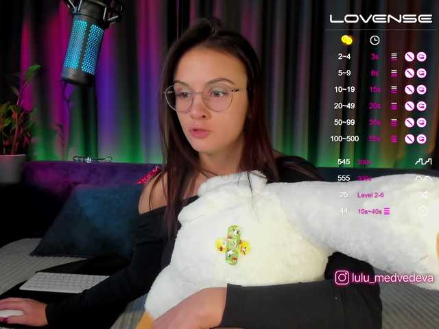 Fotogrāfijas Lulu @sofar collected, @remain left to the goal Hi! I'm Alyona. Only full private and any of your wishes :)PM me before PVTPut ❤️ in the room and subscribe! My Instagram lulu_medvedeva