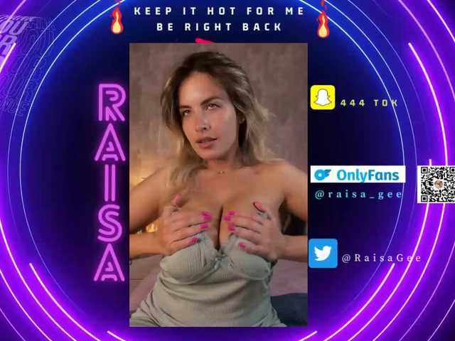 Fotogrāfijas Raisa1gee Help me to reach my goal Lick my nipples @remain tok remain.Tip my favorite ones 10251402001111