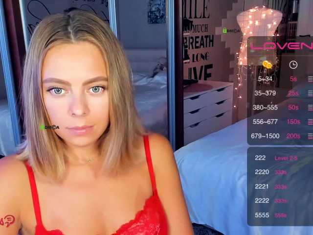 Fotogrāfijas CallMeAngel Hello, i am Diana! Lovense from 5 tok.,TIP MENU in CHAT. Strip 1262 tokens left! Have a Good time and stay Positive. Not be shy to invite FULL PVT and sent tokens as Gift:) Please PUT LOVE. Kiss